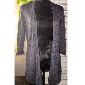 Charter Club - Women’s Ramie Rayon Cardigan - Black